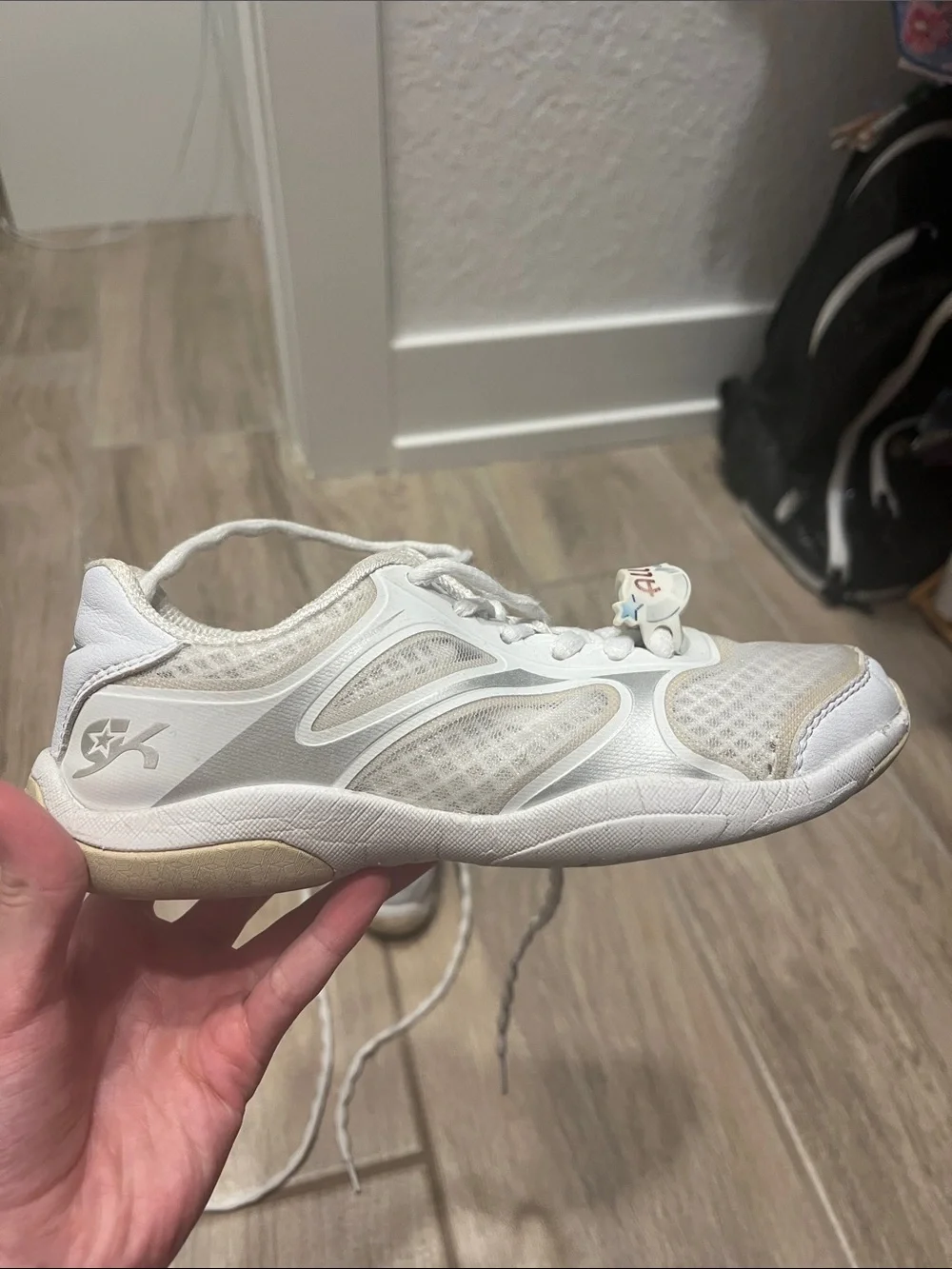 GK Kids White Cheerleading Sneakers